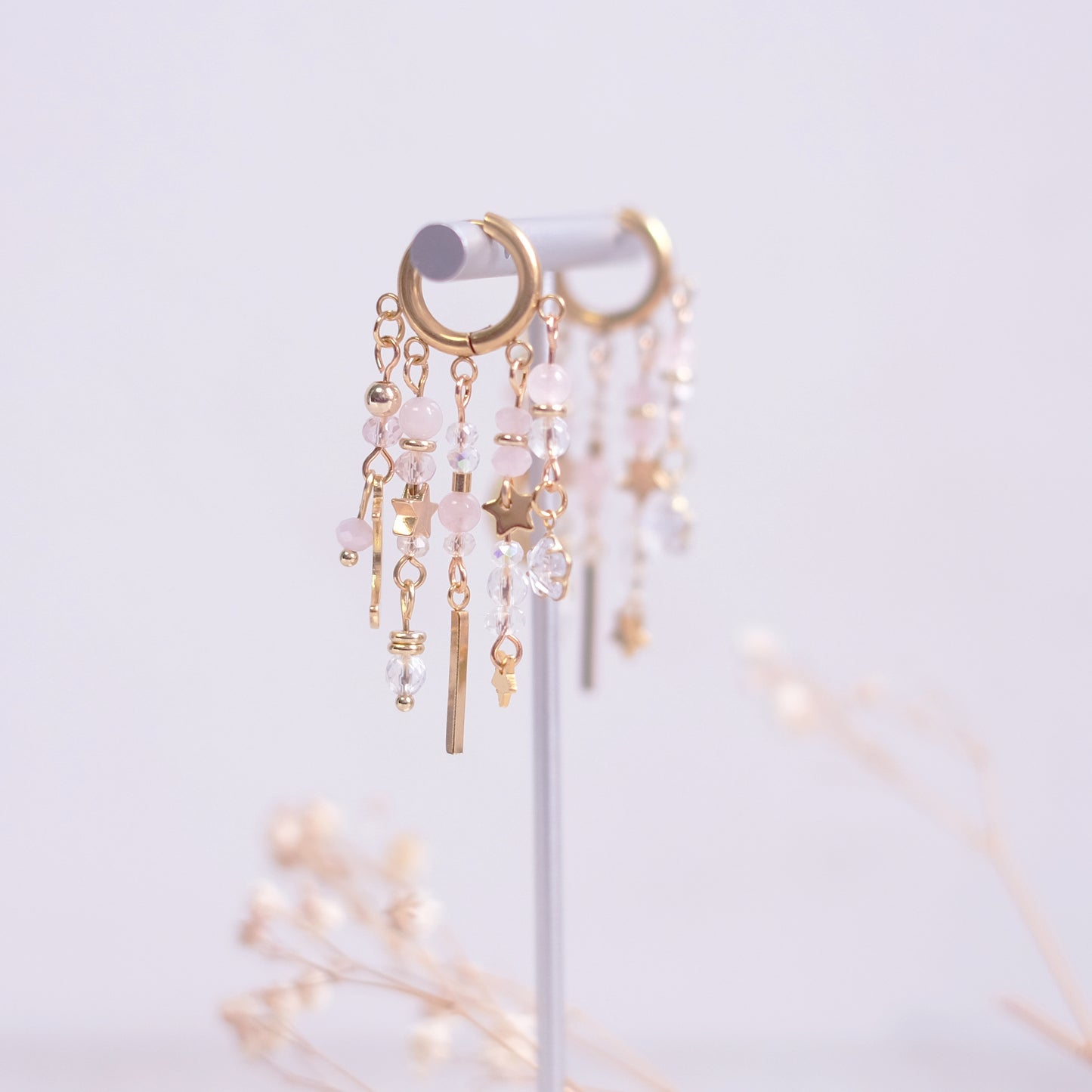 Celestial Bohemian Earrings – Medium in Gold Stainless Steel