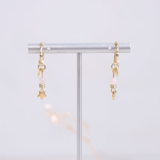 Celestial Bohemian Earrings – Small in Gold Stainless Steel