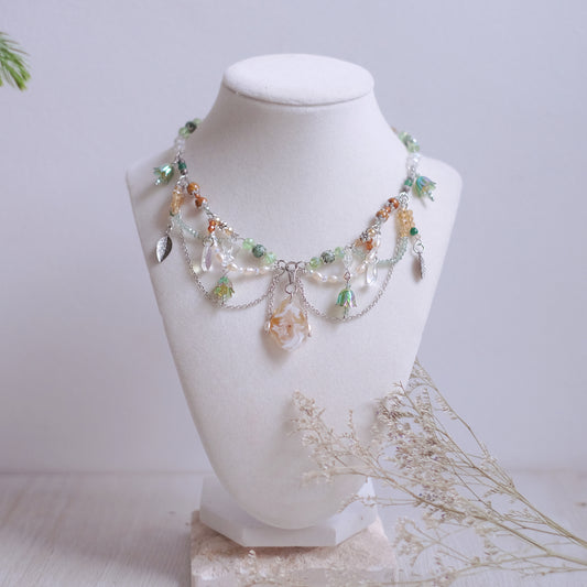 Forest Fairy Necklace Set – Stainless Steel