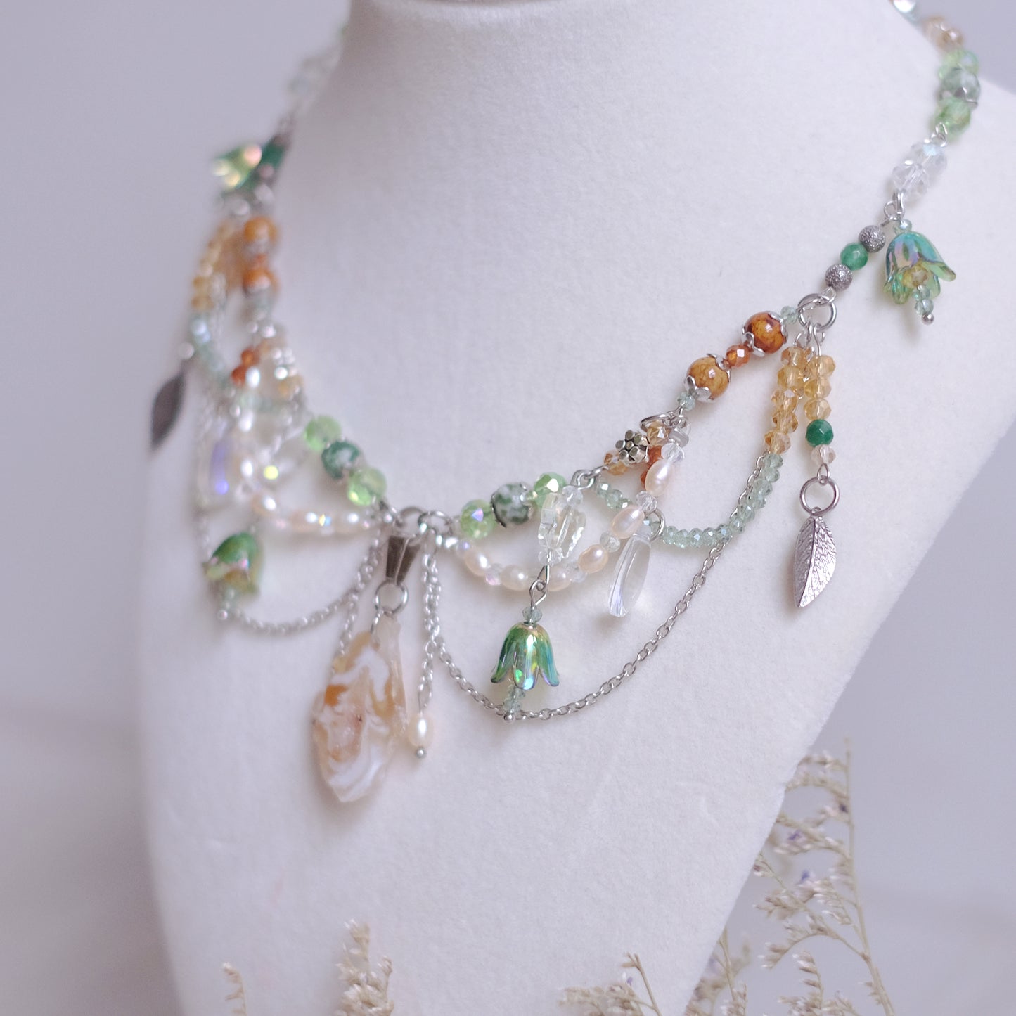 Forest Fairy Necklace Set – Stainless Steel