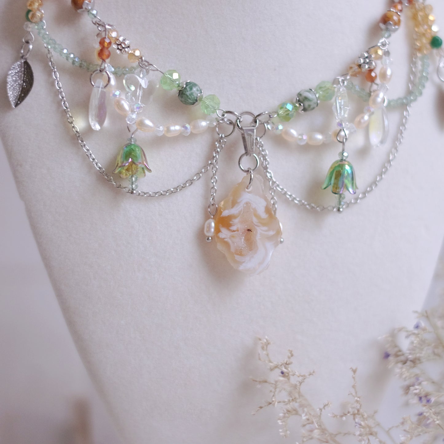 Forest Fairy Necklace Set – Stainless Steel