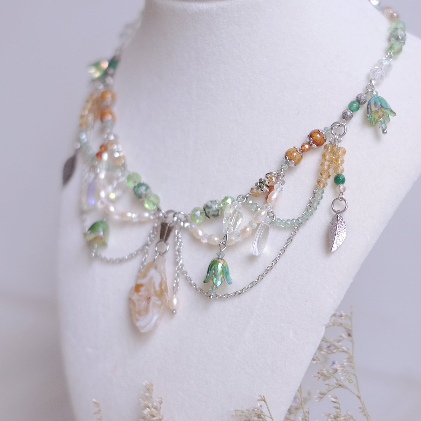 Forest Fairy Necklace Set – Stainless Steel