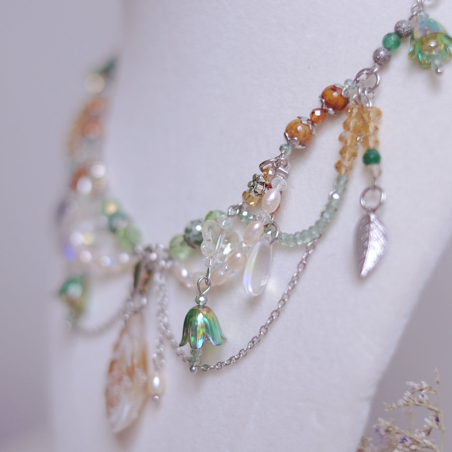 Forest Fairy Necklace Set – Stainless Steel