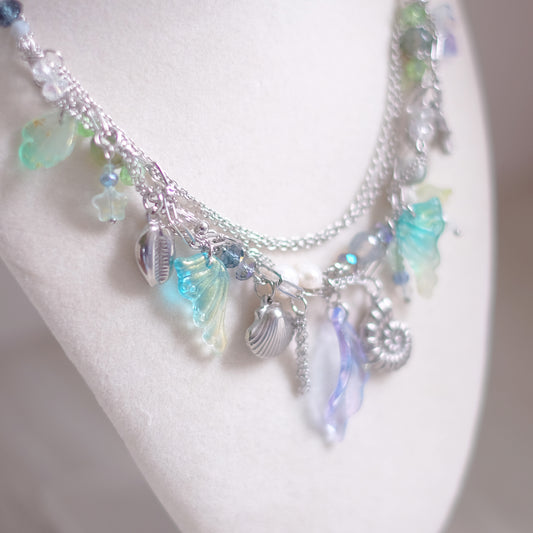 Mermaid Treasure Necklace Set – Stainless Steel