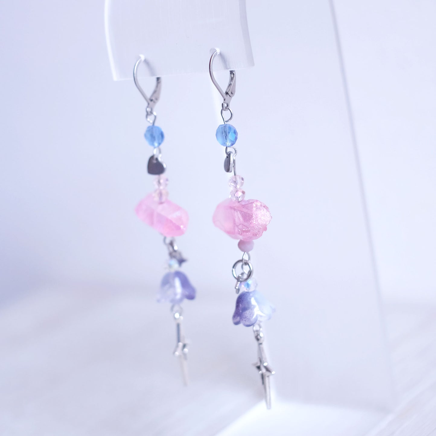 Boucles d'oreilles inspirées Ahri K/DA
