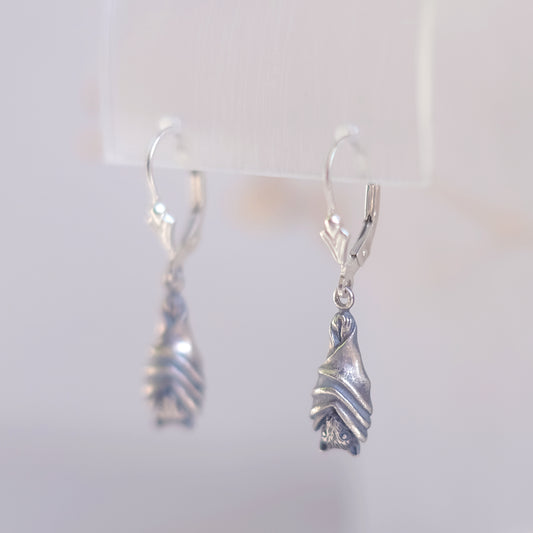 Familiars Collection – Bat Earrings Sterling Silver