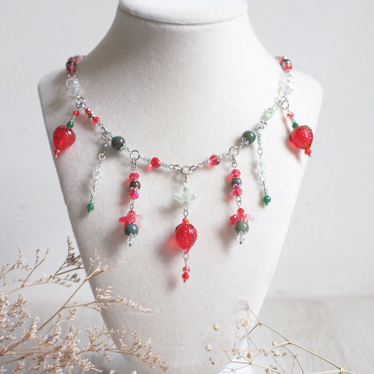 Strawberry Field Necklace – Stainless Steel