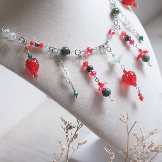Strawberry Field Necklace – Stainless Steel
