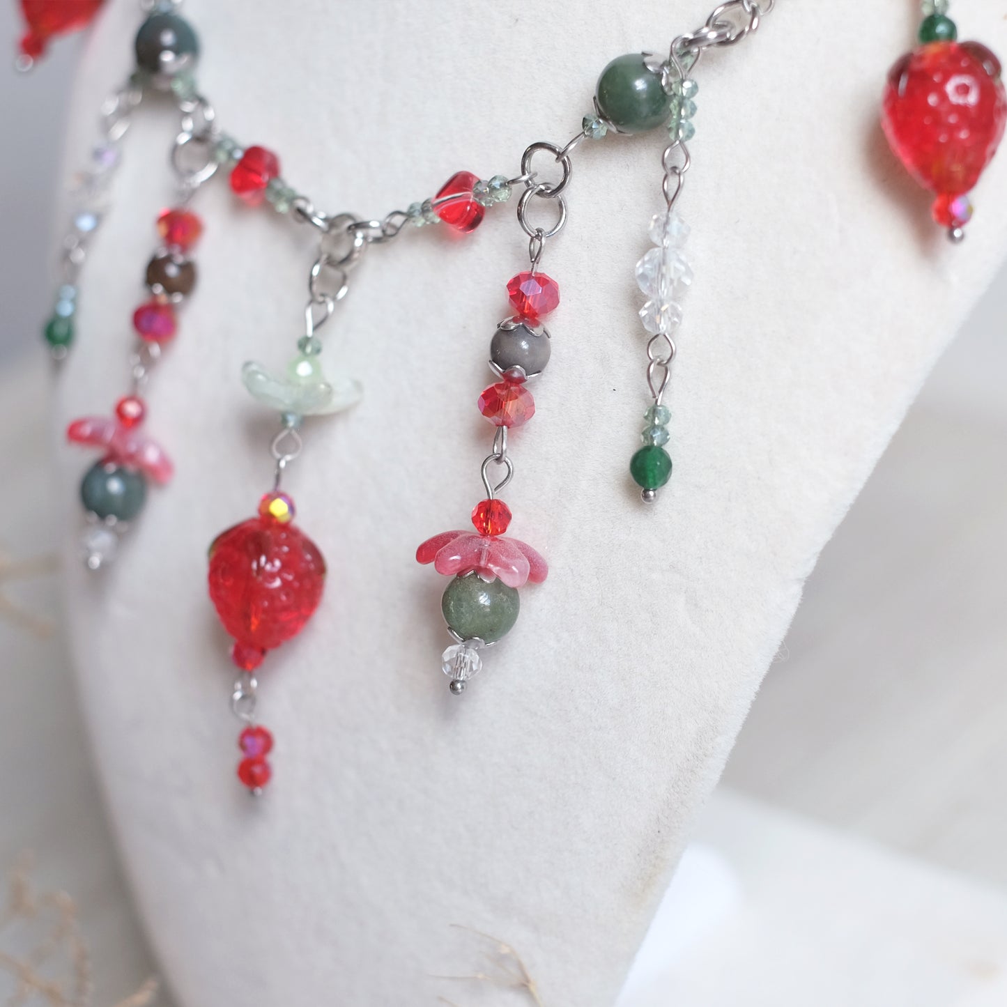 Strawberry Field Necklace – Stainless Steel