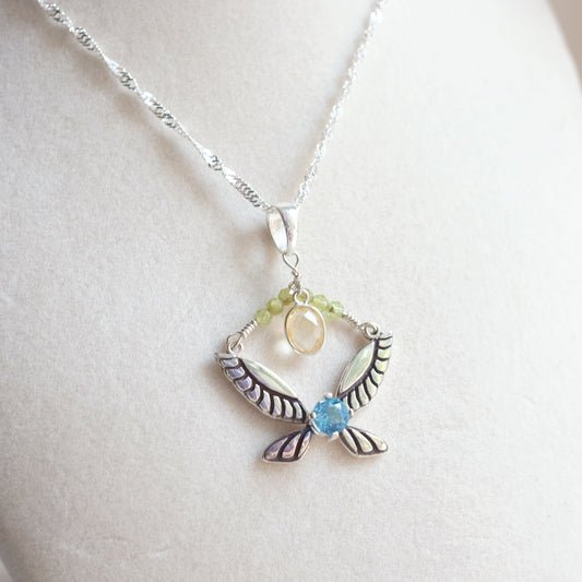 "Hylian" Necklace with Citrine