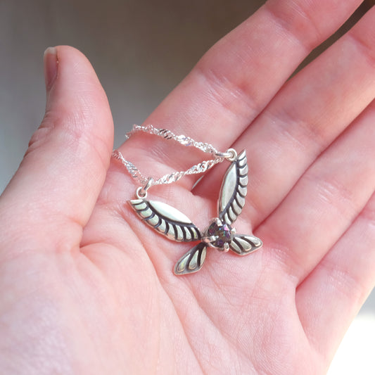 "Navi" Necklace with Irradiated Quartz