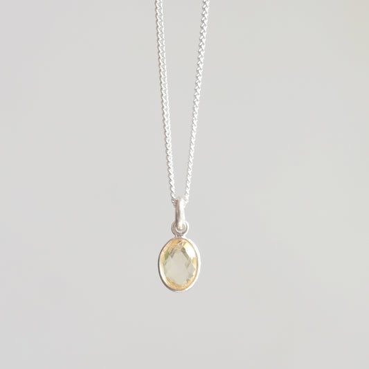 “Rupee” Necklace with Citrine