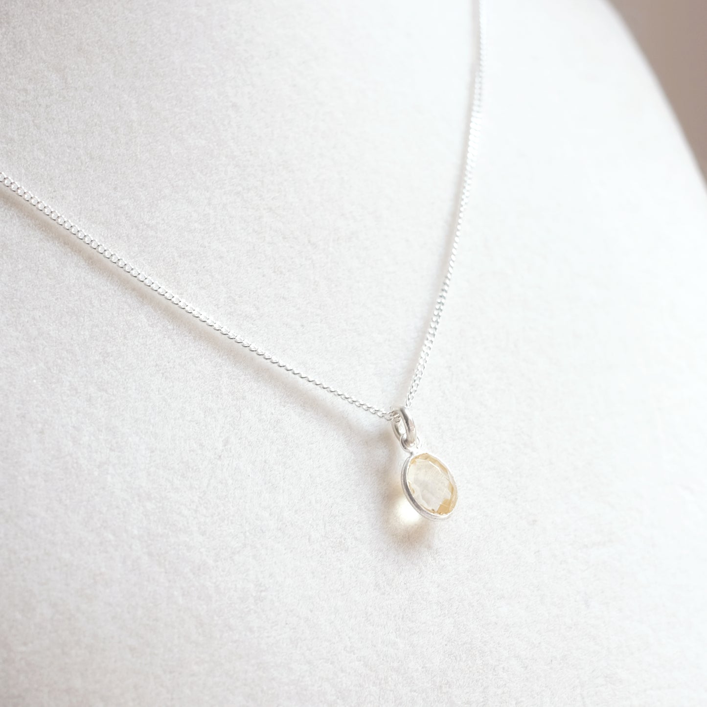 “Rupee” Necklace with Citrine