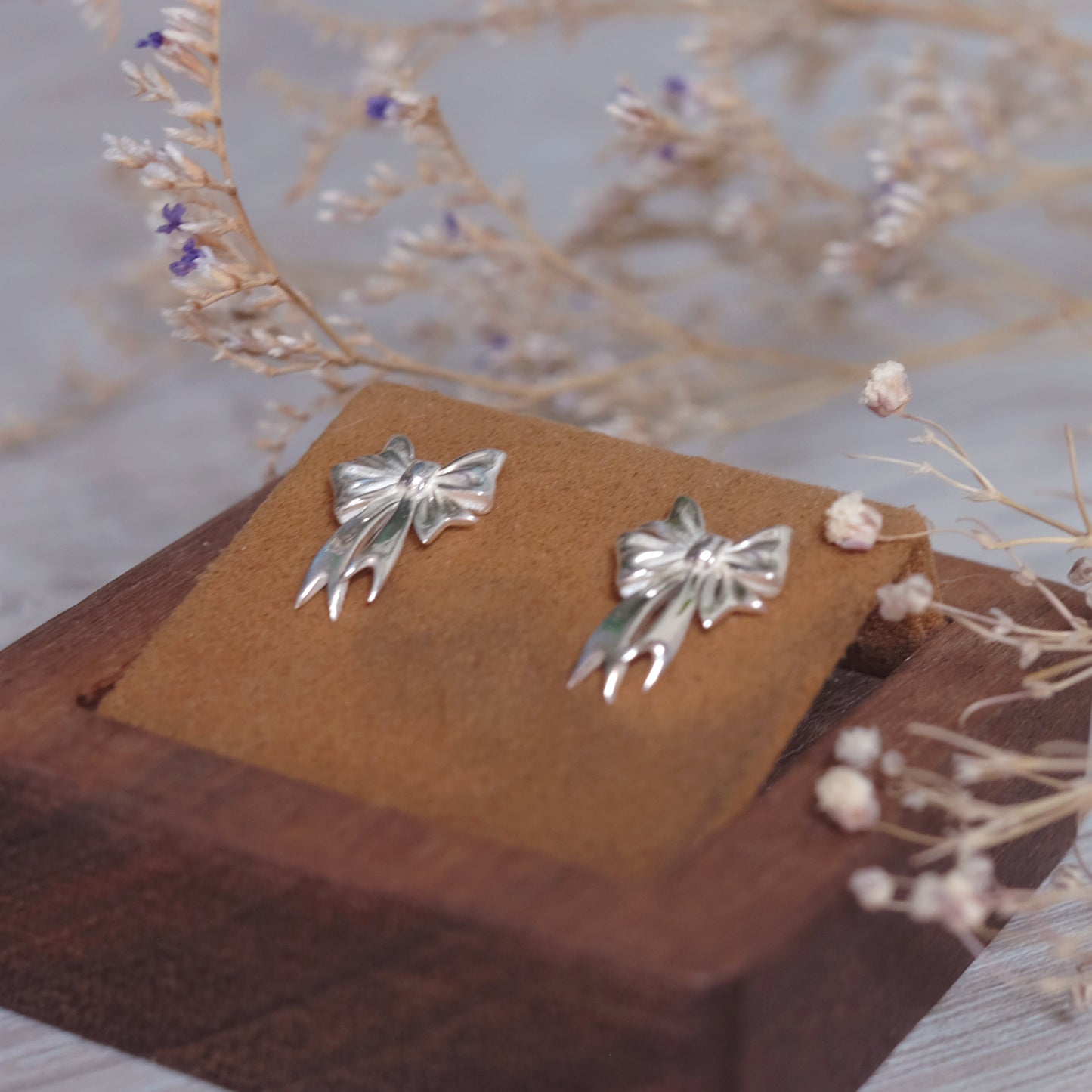 Tiny Loops – Sterling Silver Earrings