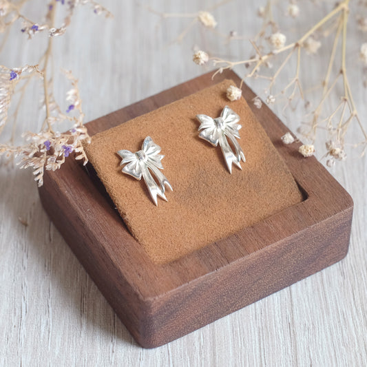 Tiny Loops – Sterling Silver Earrings