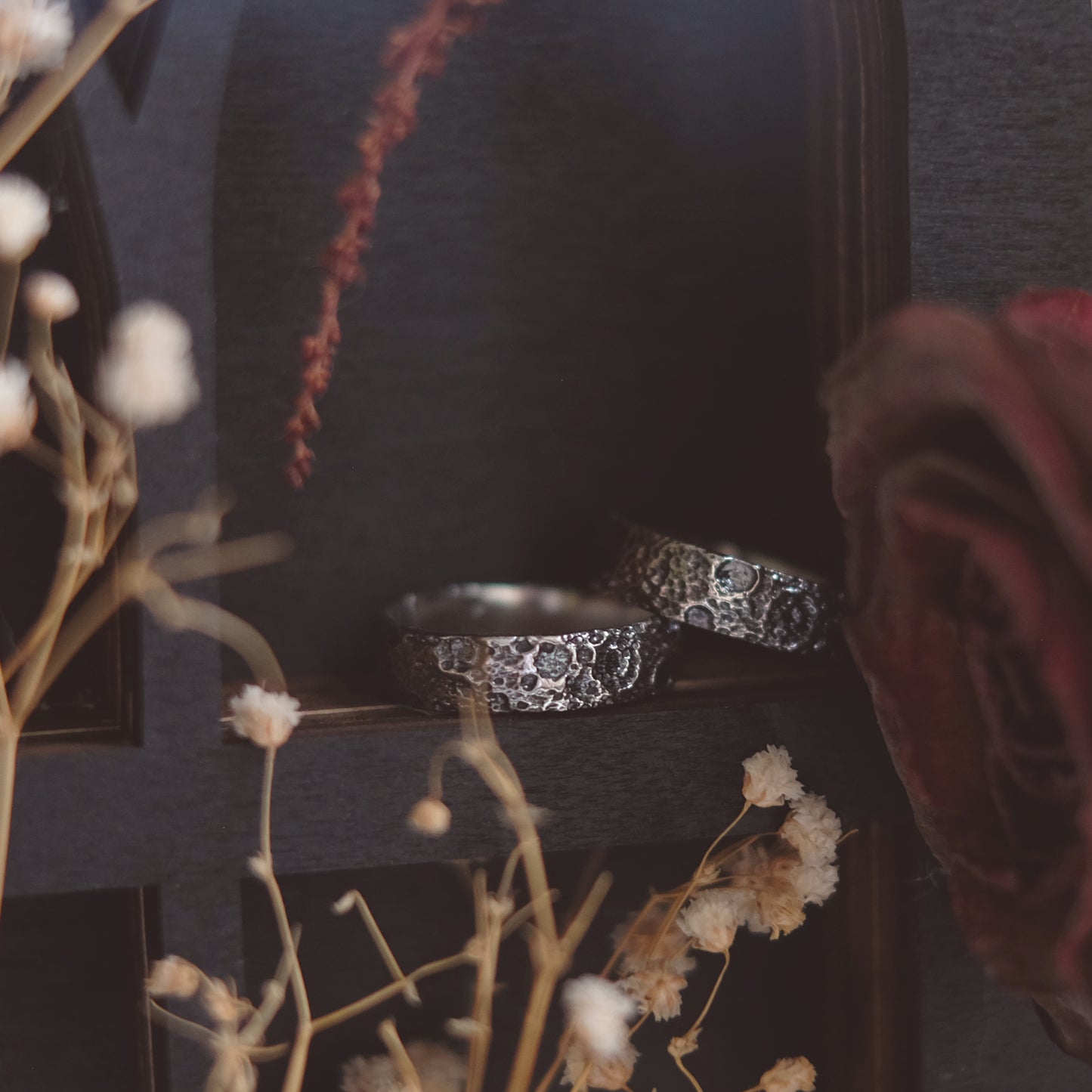 Sterling Silver Moon Crater Ring