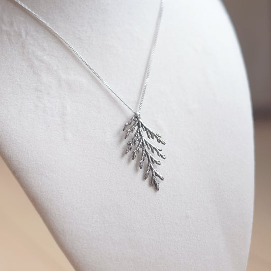 Collier branche de cèdre, grand