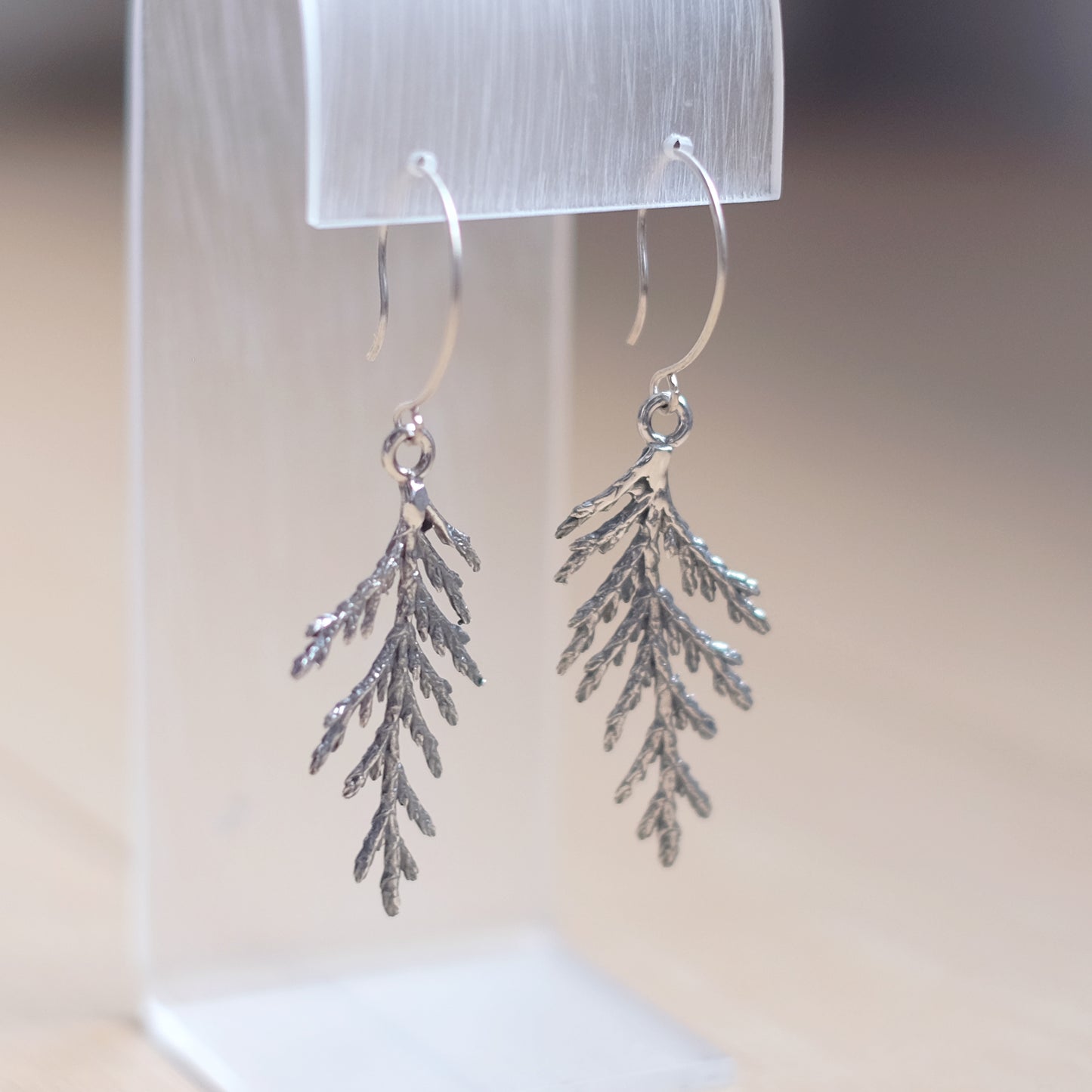 Cedar Branches – Sterling Silver Earrings