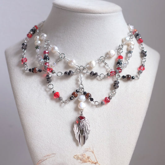Swan Song Necklace – Stainless Steel