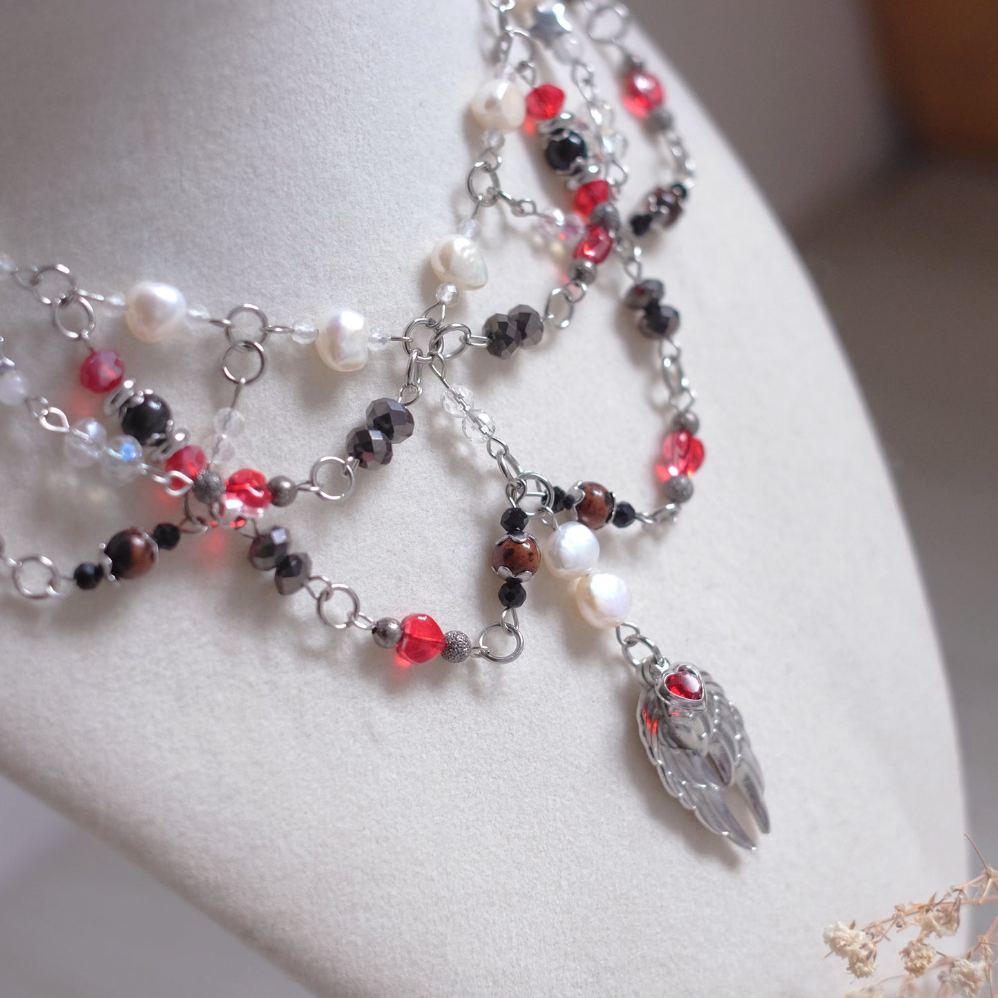 Swan Song Necklace – Stainless Steel