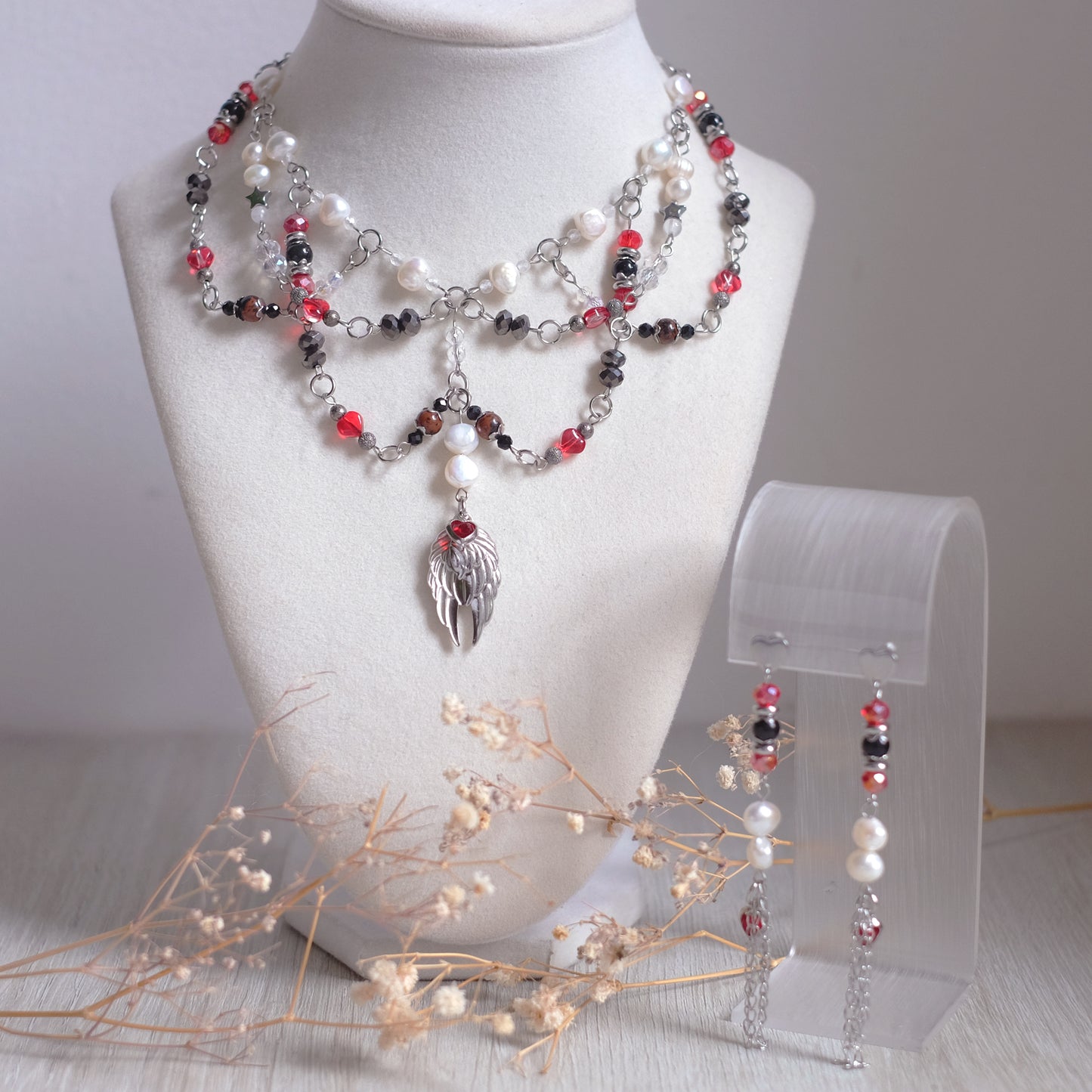 Swan Song Necklace – Stainless Steel