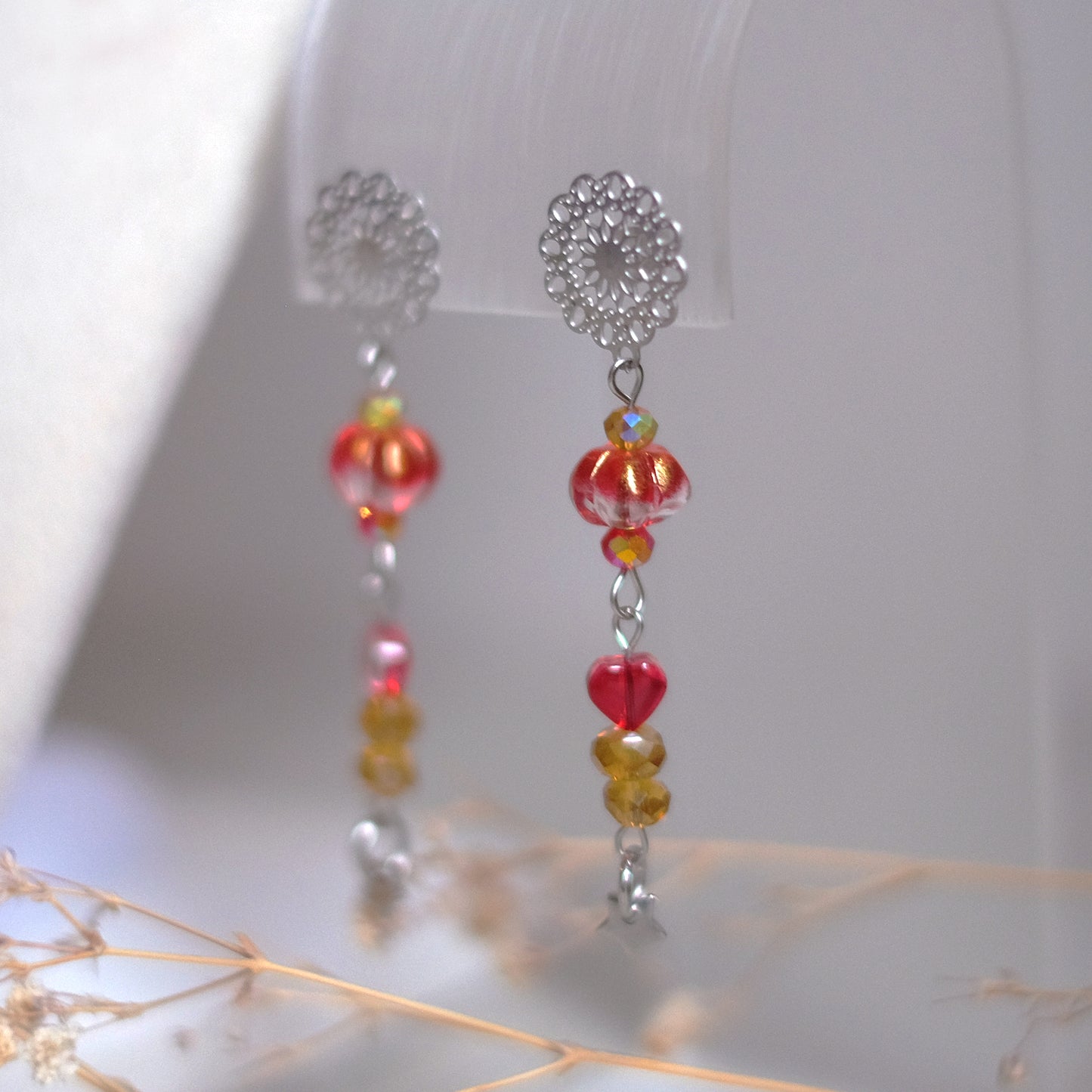 Lucky Cat Necklace – Red Edition