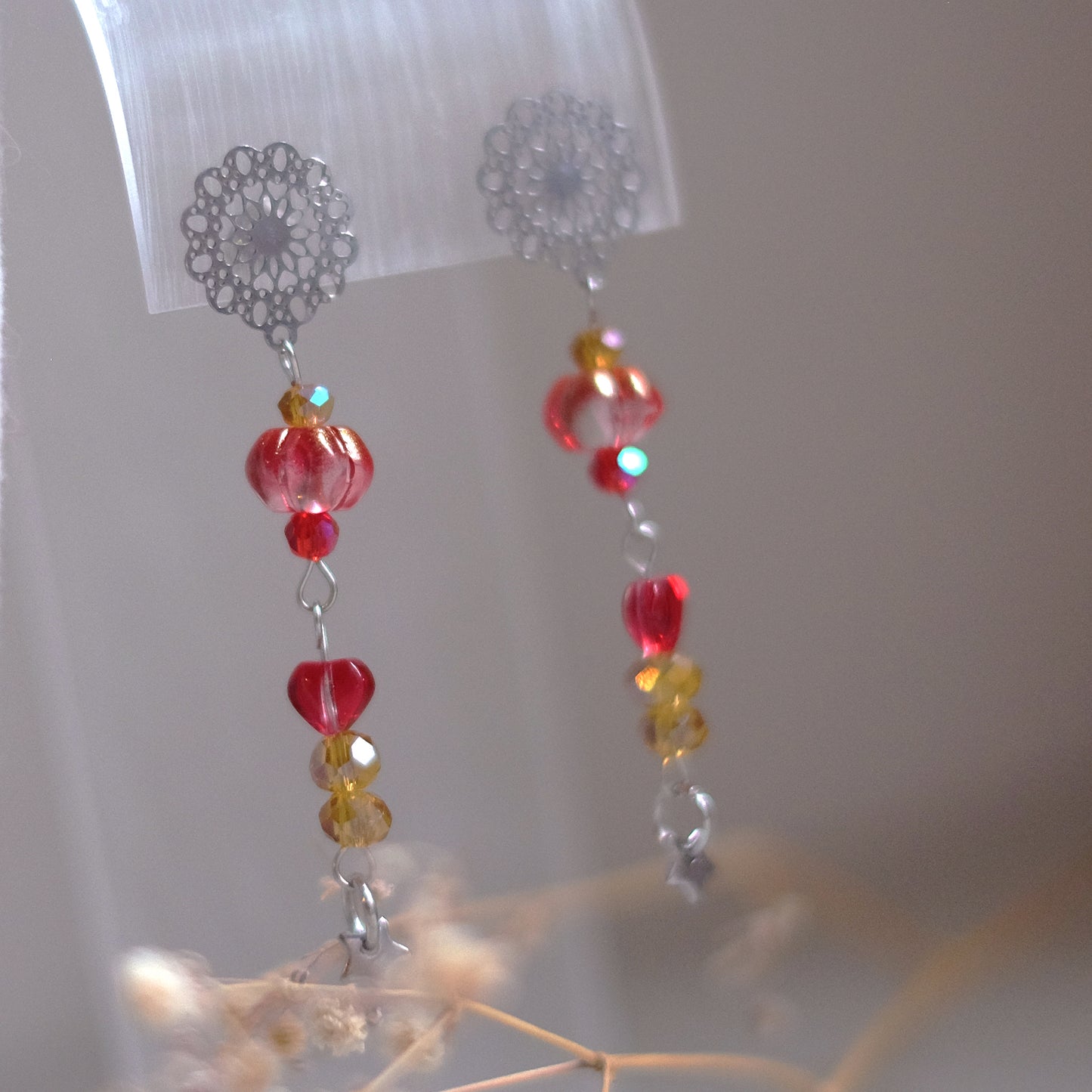 Lucky Cat Necklace – Red Edition