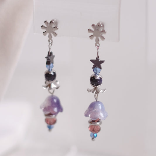 "Sky and Jellyfishes" Necklace Set
