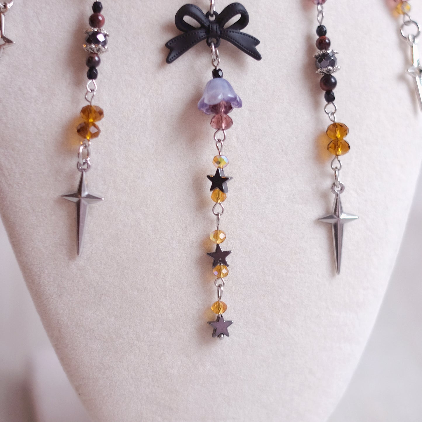 "Little Black Bow" Necklace Set