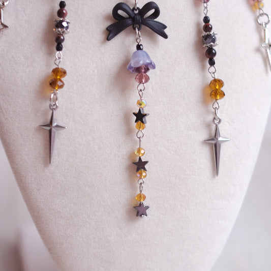 "Little Black Bow" Necklace Set
