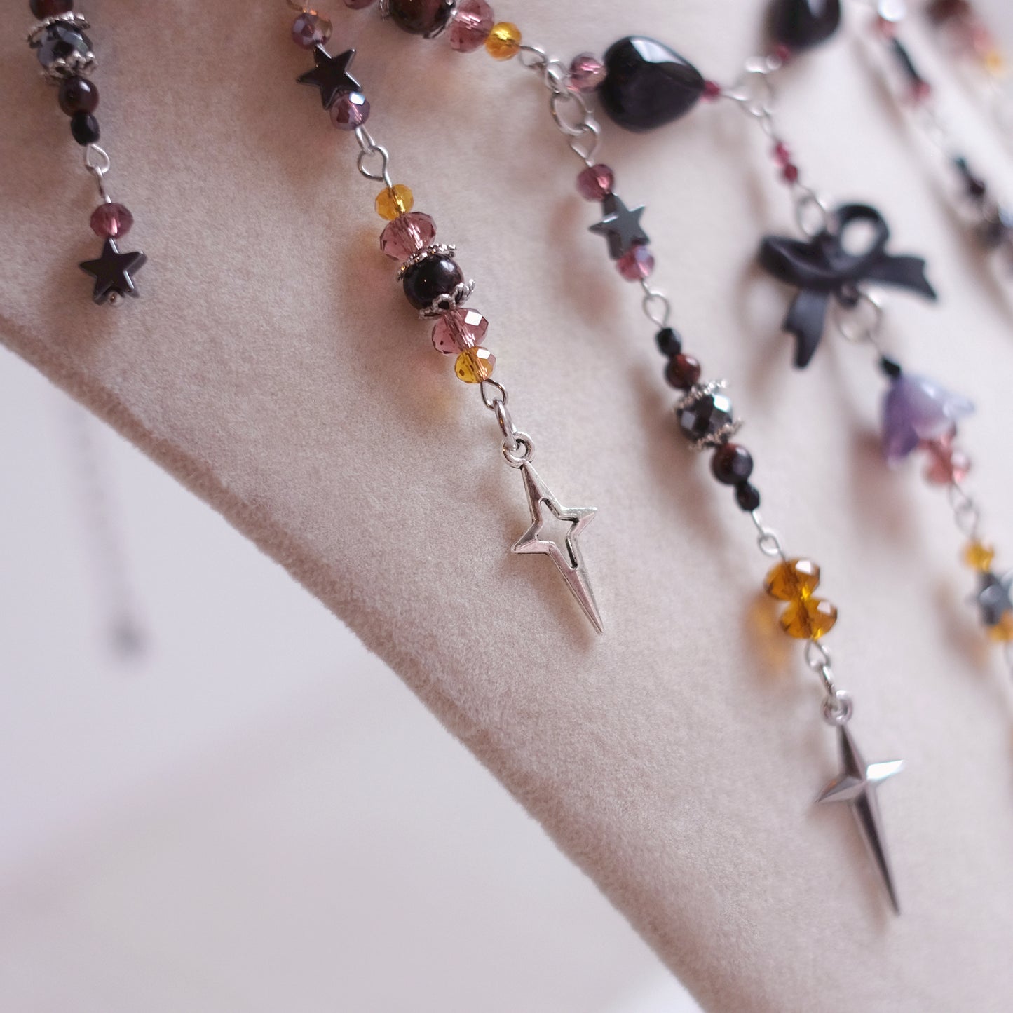 "Little Black Bow" Necklace Set