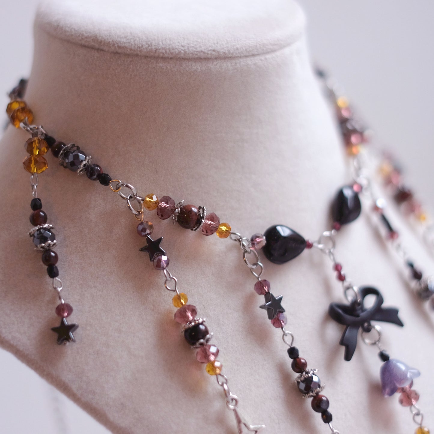 "Little Black Bow" Necklace Set