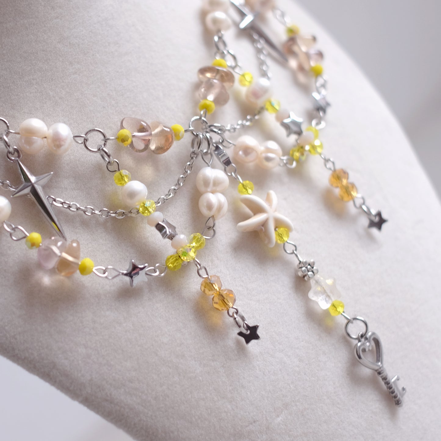 "Sunlit Shore" Necklace Set
