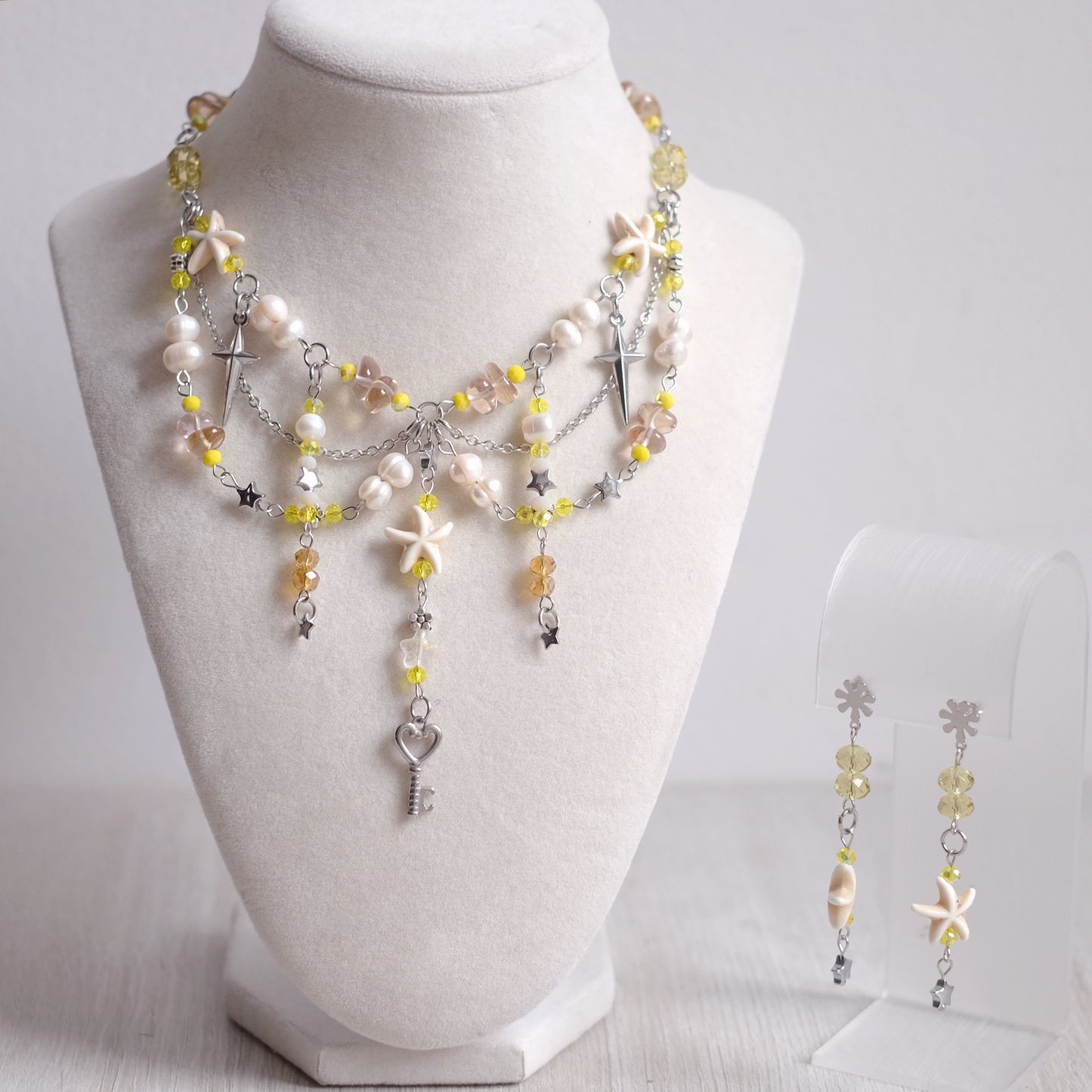 "Sunlit Shore" Necklace Set