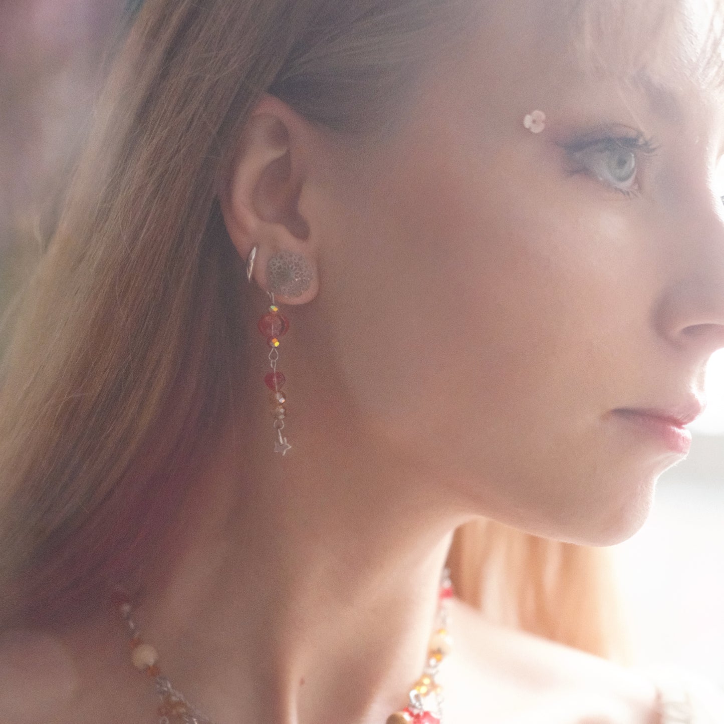 Lucky Cat Necklace – Red Edition