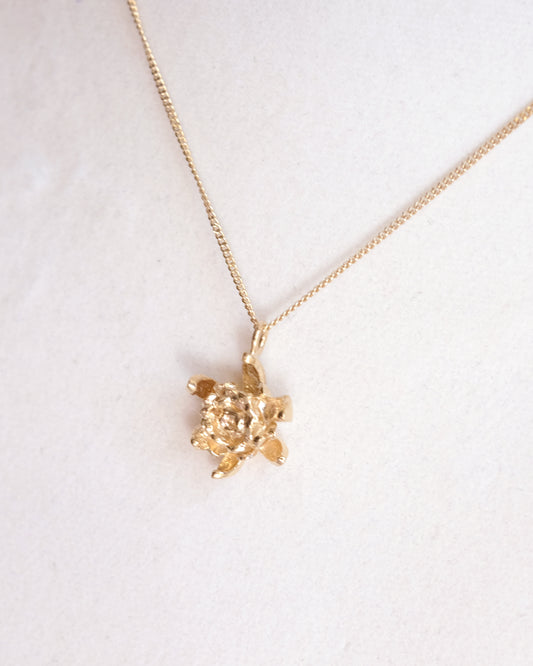 Chrysanthemum – 14K Vermeil Necklace