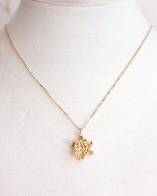 Chrysanthemum – 14K Vermeil Necklace