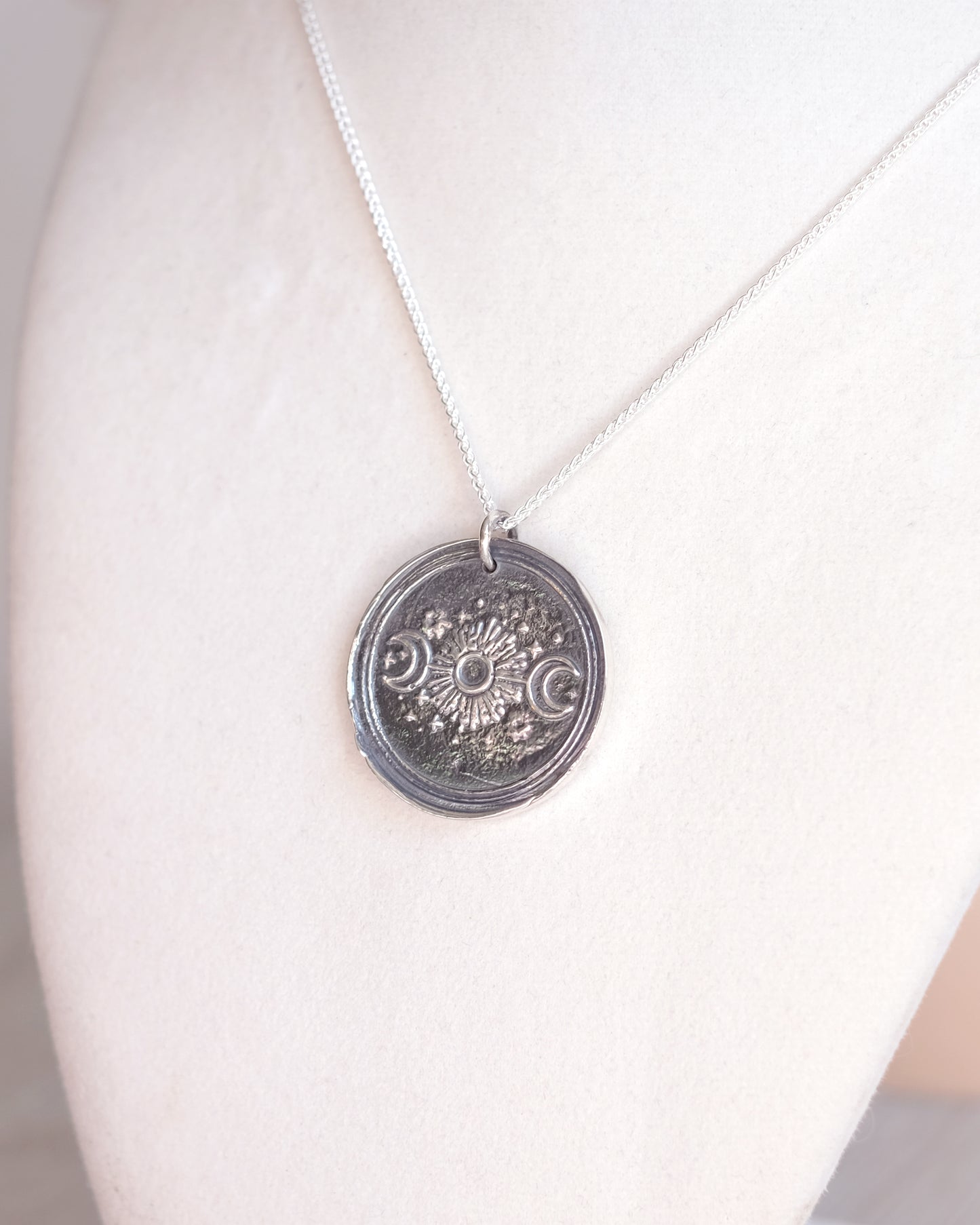 Stamped Medallion Collection – Sun & Moon Cycle