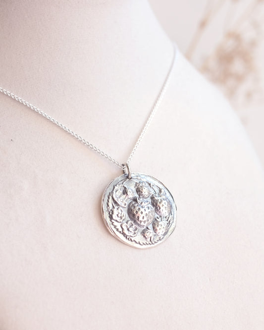 Collier Couronne de fleurs en argent sterling