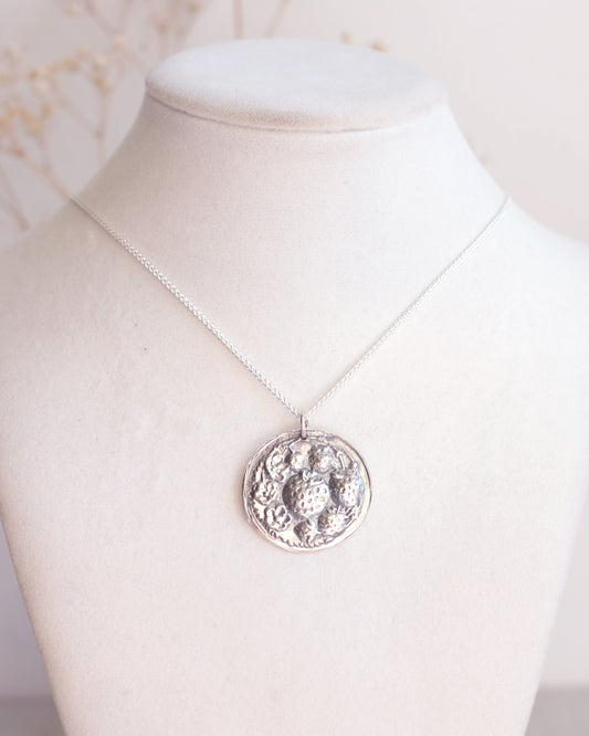 Collier Couronne de fleurs en argent sterling