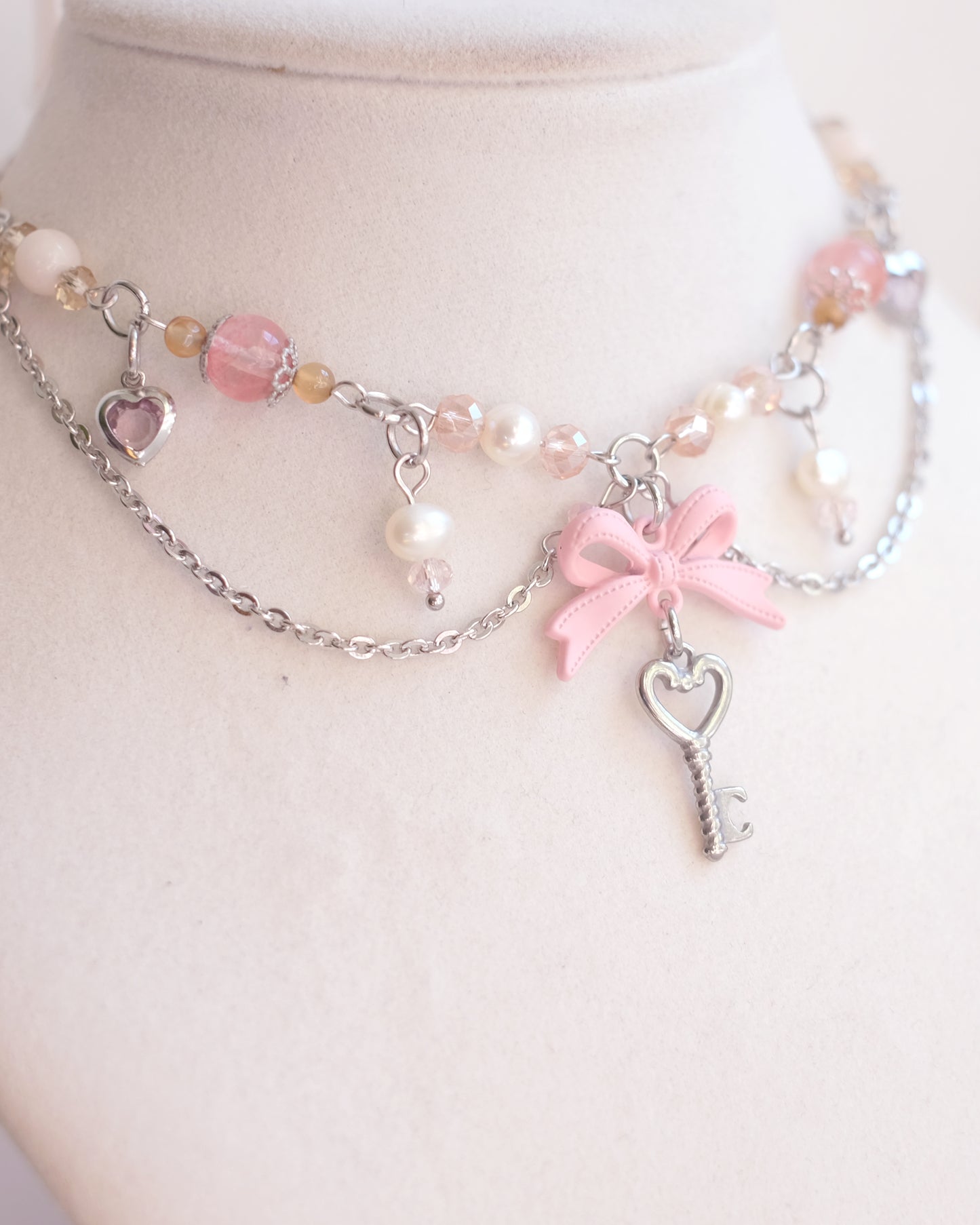 Coquette's secret jewelry set – Stainless Steel