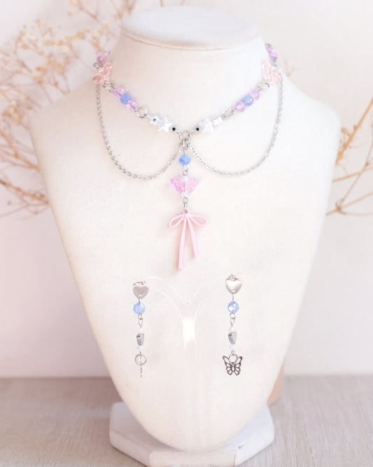 Cuteness Overload jewelry set – Stainless Steel