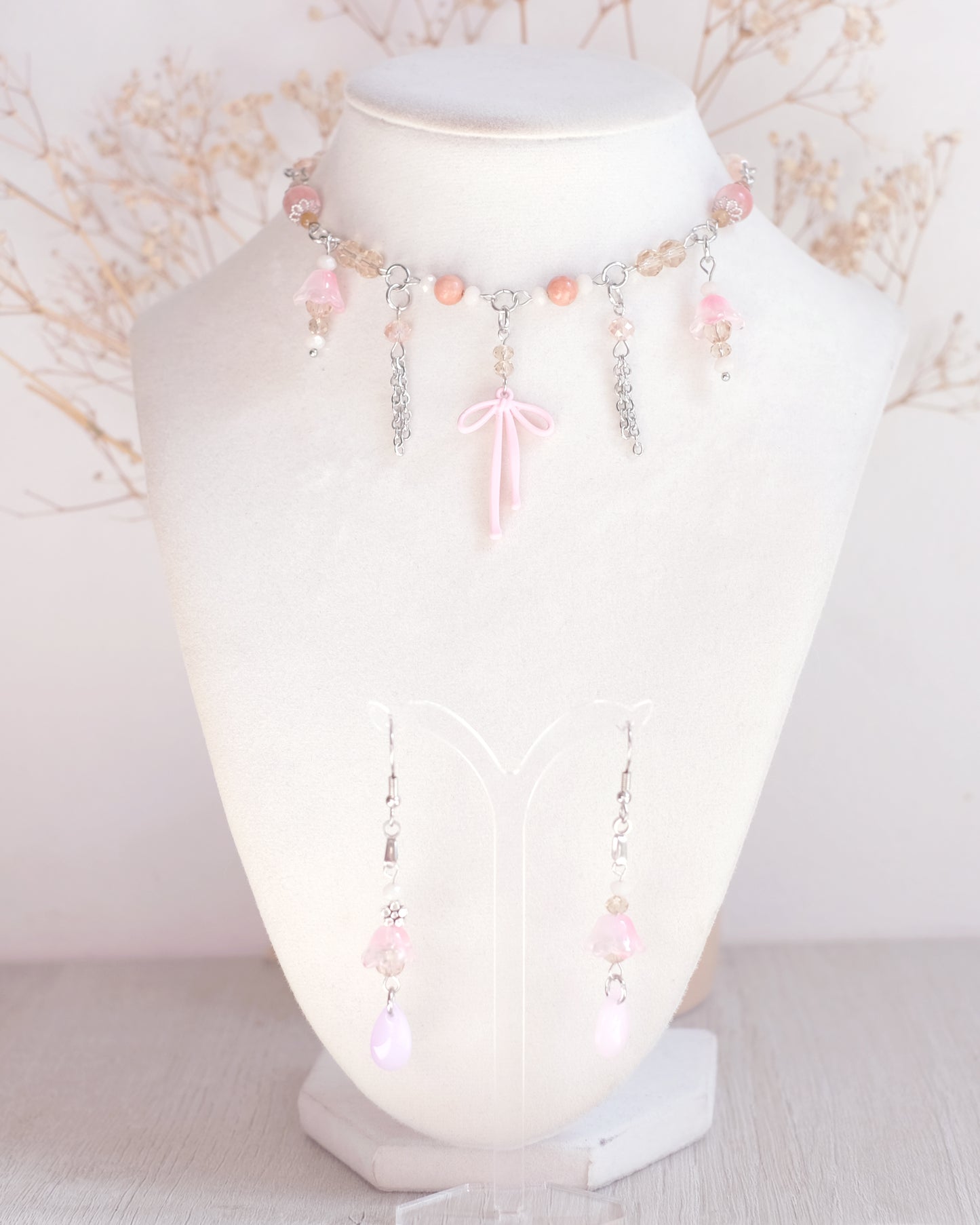Straberry sorbet jewelry set – Stainless Steel