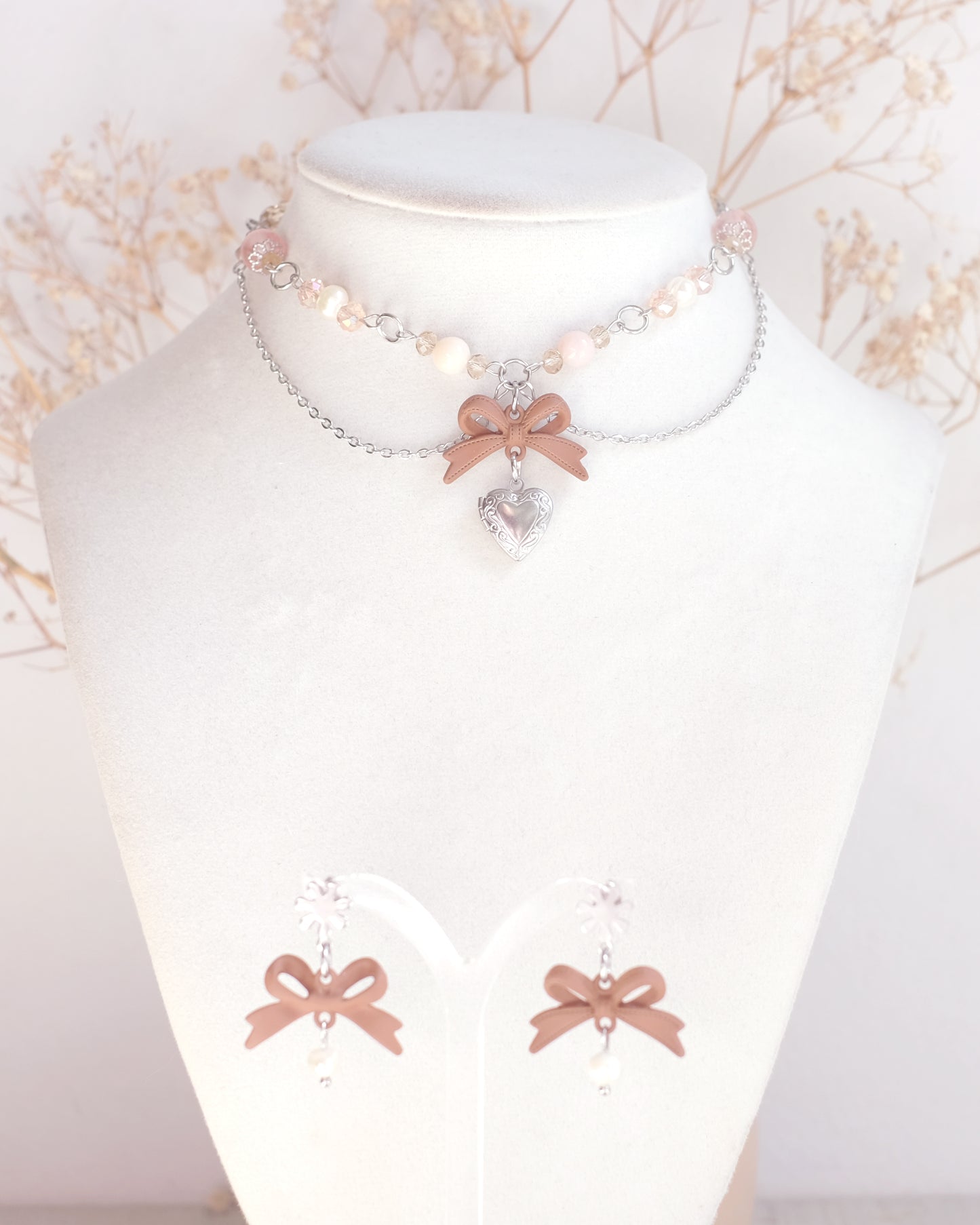 Chocolate sorbet jewelry set – Stainless Steel