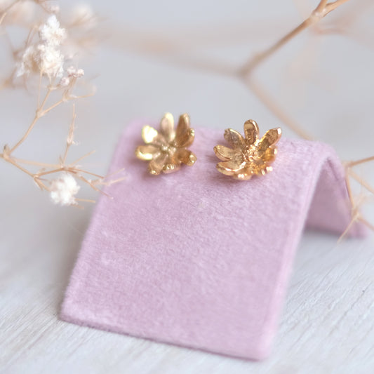 Poppies – 14K Vermeil Earrings