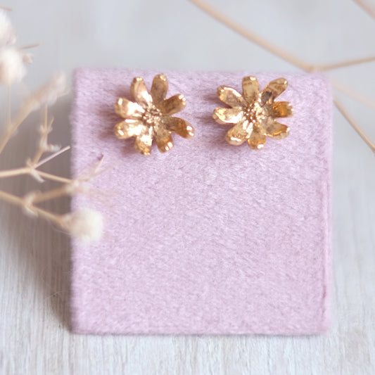 Poppies – 14K Vermeil Earrings