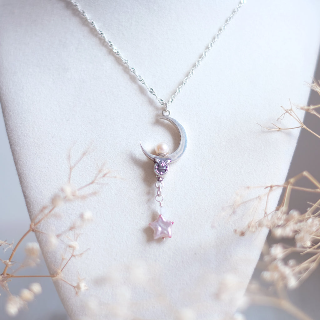 Moon Staff Necklace - Sailor Moon Inspired