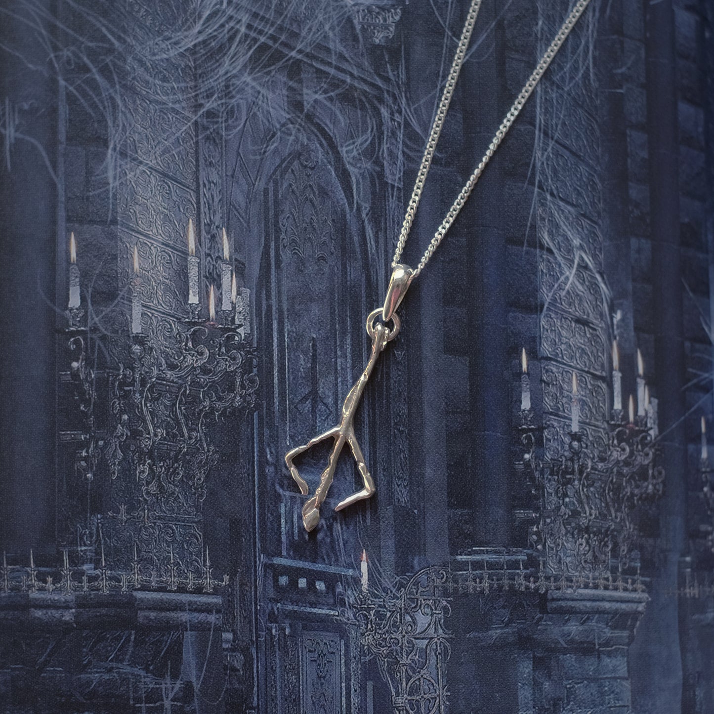 Hunter rune – Sterling Silver Necklace