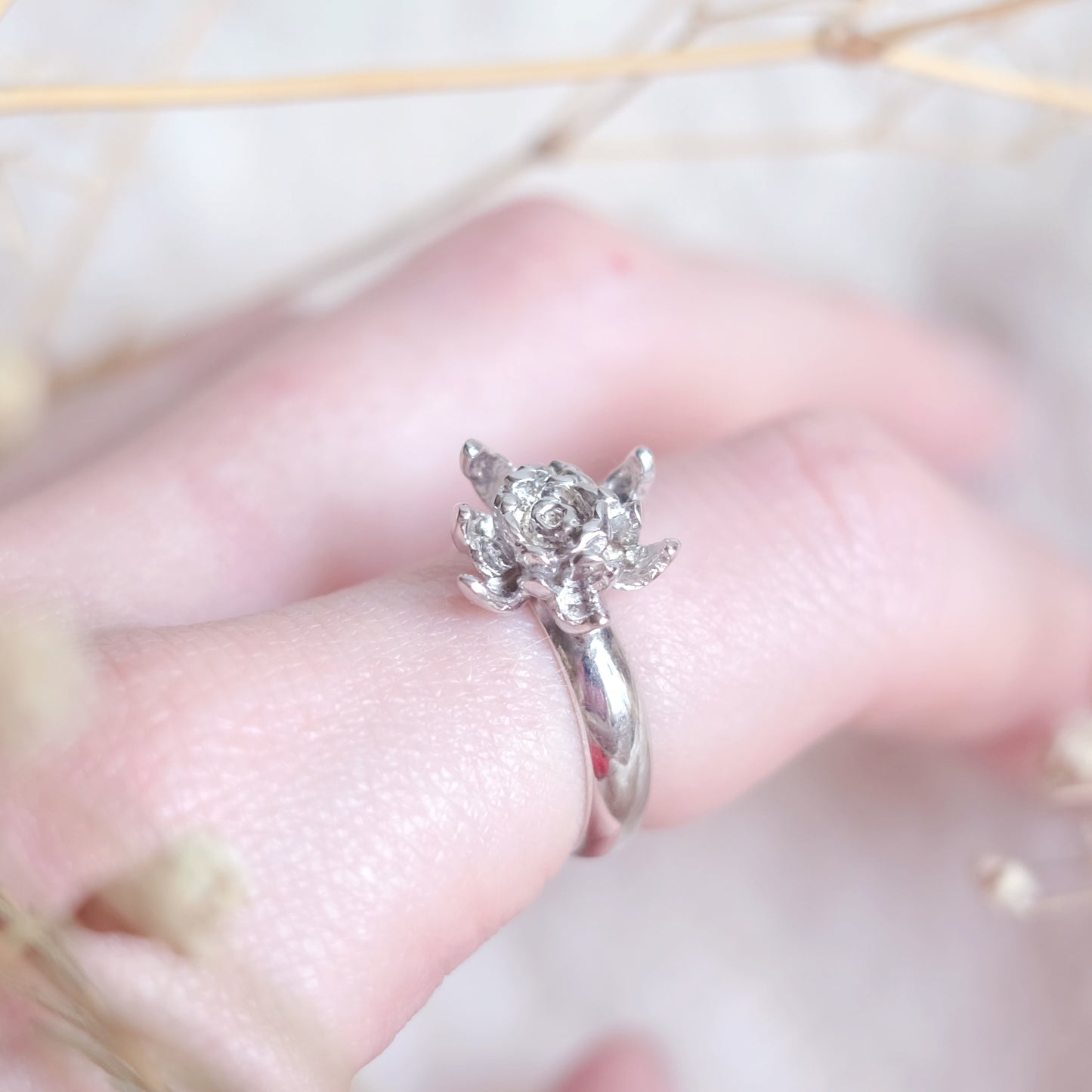 Chrysanthemum – Sterling Silver Ring