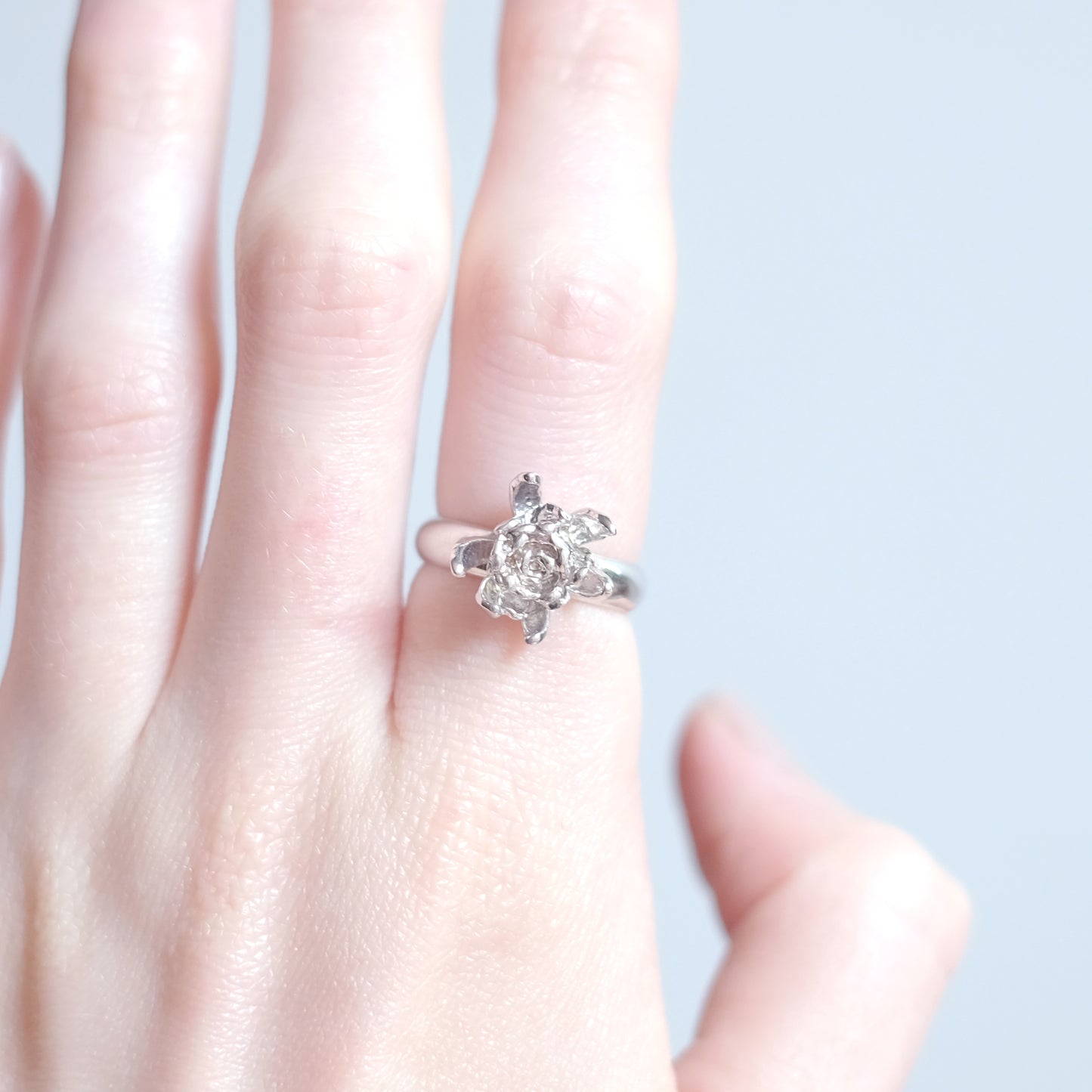Chrysanthemum – Sterling Silver Ring